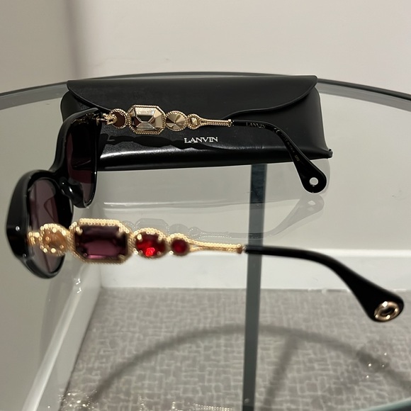 Lanvin Cateye Sunglasses with Jewels - Picture 3 of 5